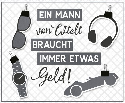 Geschenkbox mit Musik "Ein Mann von Welt"