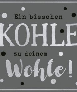 Geschenkbox mit Musik "Kohle zum Wohle"