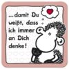 Sheepworld Untersetzer "...damit Du weißt"