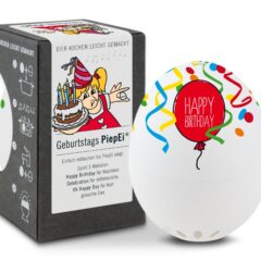 Geburtstags PiepEi – Die Eieruhr zum Mitkochen mit Verpackung