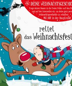 Personalisierte Weihnachtsgeschichte – BLANKO Rettet Weihnachten für Jungs