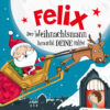 Weihnachtsgeschichte mit Namen für Felix - der Weihnachtsmann braucht deine Hilfe!