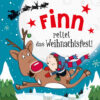 Weihnachtsgeschichte mit Namen für Finn - rettet das Weihnachtsfest!