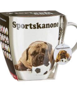 Jumbo Becher „Sportskanone“ mit Anhänger – Ritzenhoff & Breker