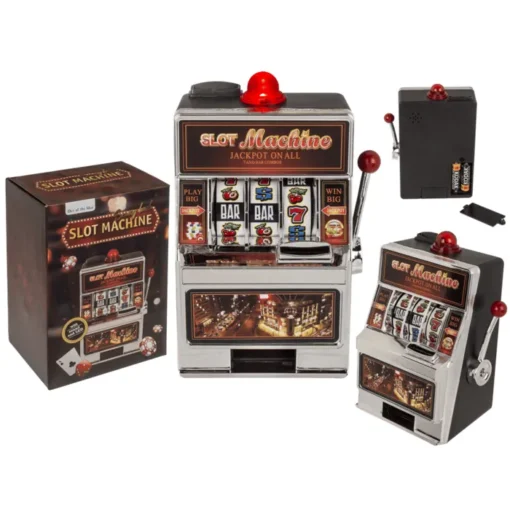 Spardose "Spielautomat" mit Klingel & LED