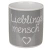 XL-Becher "Lieblingsmensch" aus Steingut