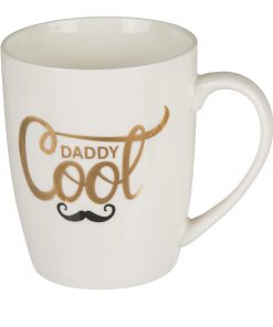 Becher "Daddy Cool" mit Goldverzierung