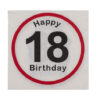 Servietten "Happy Birthday" zum 18. Geburtstag