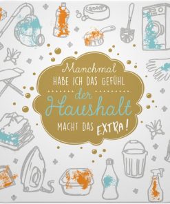 Sheepworld Untersetzer - HappyLife - Der Haushalt macht das extra