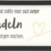 Mini-Bilderrahmen mit Schriftzug "Nudeln"