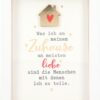 Mini-Bilderrahmen mit Schriftzug "Zuhause"