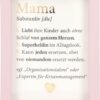 Mini-Bilderrahmen mit Schriftzug "Mama"