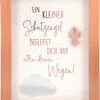 Mini-Bilderrahmen mit Schriftzug "Ein kleiner Schutzengel"