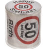 Toilettenpapier "Happy Birthday" zum 50. Geburtstag