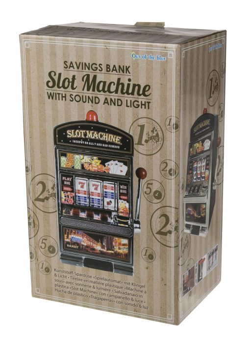 Spardose "Spielautomat" mit Sound & LED