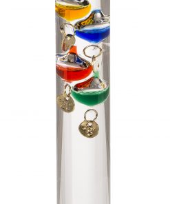 Kleines GALILEO Thermometer aus Glas