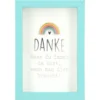 Mini-Bilderrahmen mit Schriftzug "Danke"