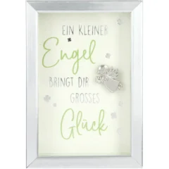 Mini-Bilderrahmen mit Schriftzug "Ein kleiner Engel"