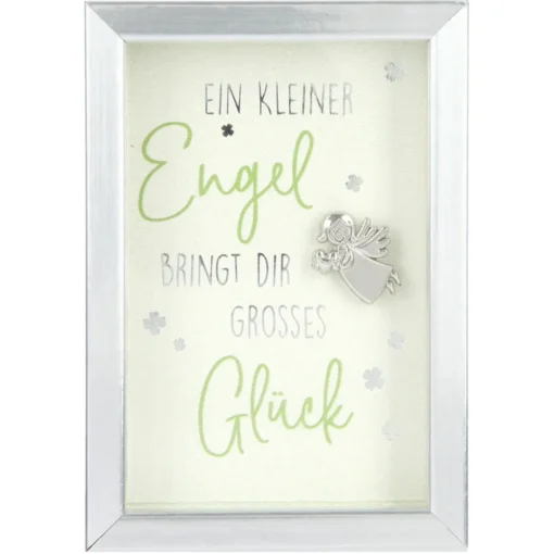 Mini-Bilderrahmen mit Schriftzug "Ein kleiner Engel"