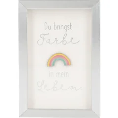 Mini-Bilderrahmen mit Schriftzug 