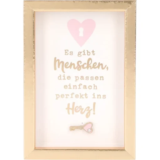 Mini-Bilderrahmen mit Schriftzug "Menschen"