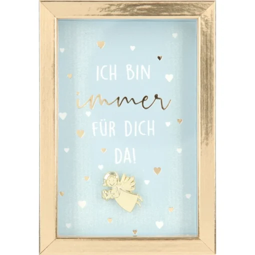 Mini-Bilderrahmen mit Schriftzug "Immer"