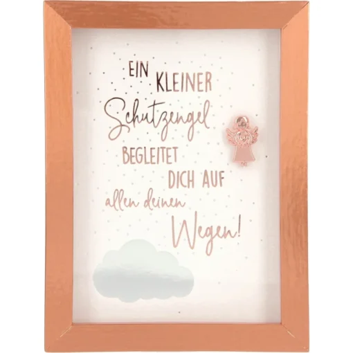 Mini-Bilderrahmen mit Schriftzug "Kleiner Schutzengel"