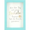 Mini-Bilderrahmen mit Schriftzug "Lächeln"
