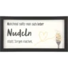 Mini-Bilderrahmen mit Schriftzug "Nudeln"