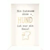 Mini-Bilderrahmen mit Schriftzug "Hund"