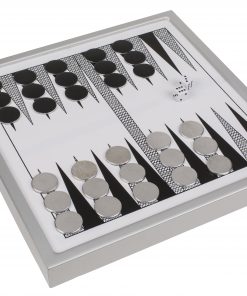 Brettspiel "Backgammon" aus Metall