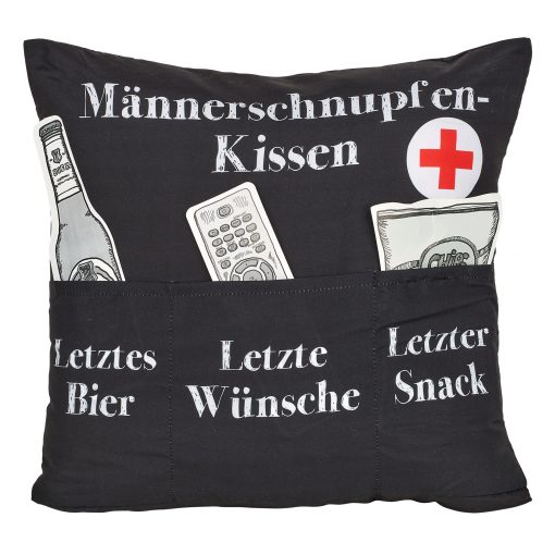 HERGO Sofahelden "Männerschnupfen-Kissen"