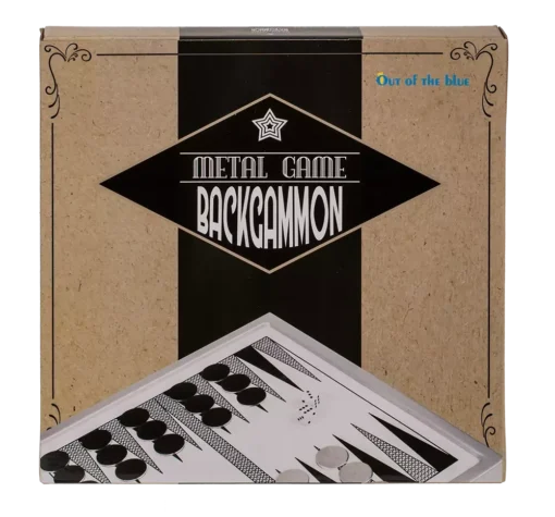 Brettspiel "Backgammon" aus Metall