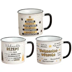 Weihnachtstassen mit Spruch