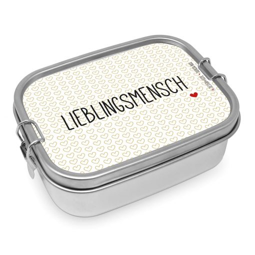 ppd Lunchbox "Lieblingsmensch" aus Edelstahl