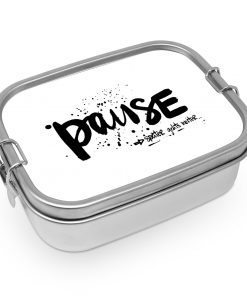 ppd Lunchbox "Pause" aus Edelstahl