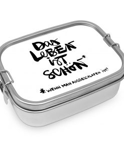 ppd Lunchbox "Schönes Leben" aus Edelstahl