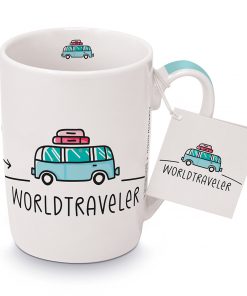 ppd Tasse "Worldtraveler"