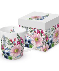 ppd Tasse "Floriculture" in Geschenkbox