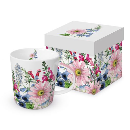 ppd Tasse "Floriculture" in Geschenkbox