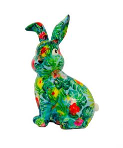 Pomme-Pidou Spardose "Hase Helena" Tropical, Blau