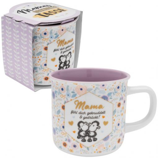 Sheepworld Tasse "Mama fühl dich geknuddelt & gedrückt!"