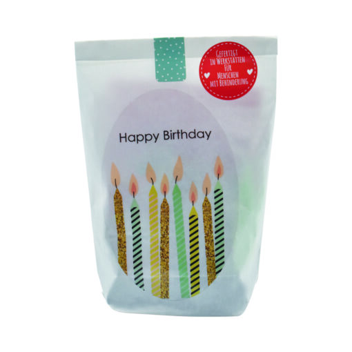 Wundertüte "Happy Birthday" - Geburtstagskerzen