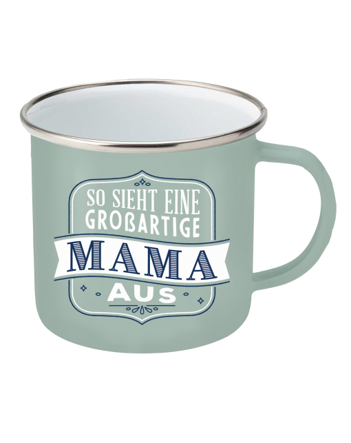 Top-Lady Emaille-Becher Mama (Großartige)