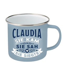 Top-Lady Emaille-Becher Claudia