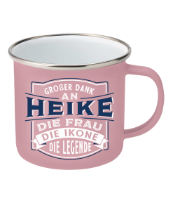 Top-Lady Emaille-Becher Heike