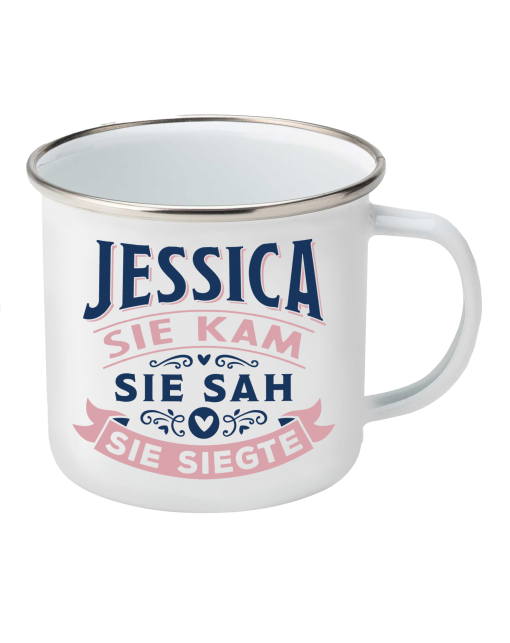 Top-Lady Emaille-Becher Jessica