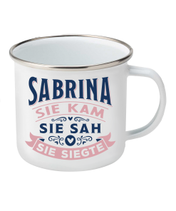 Top-Lady Emaille-Becher Sabrina