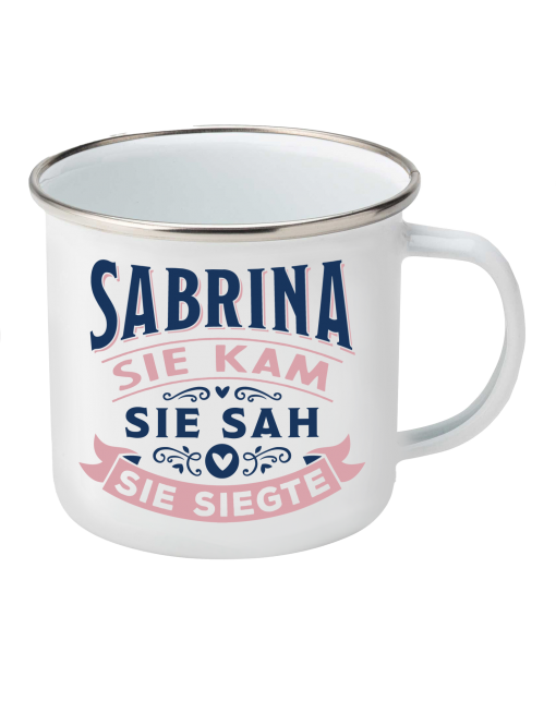 Top-Lady Emaille-Becher Sabrina