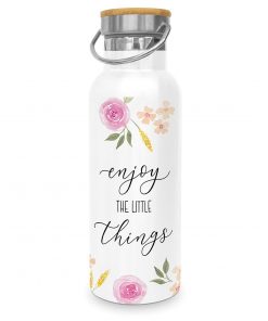 ppd Edelstahl-Thermosflasche "Enjoy the little things"